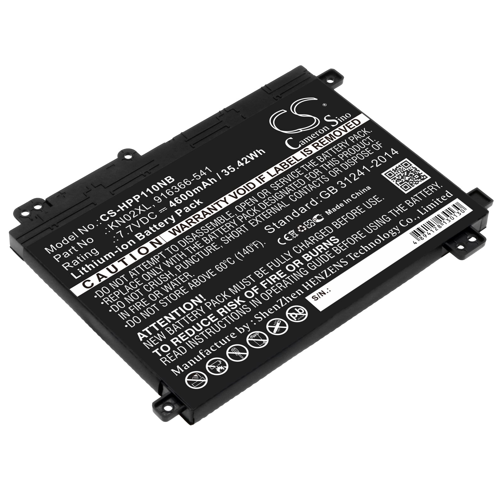 4600mAh Battery for HP Pavilion x360 11M Series - 7.7V 35.42Wh Li-ion Laptop Replacement Battery