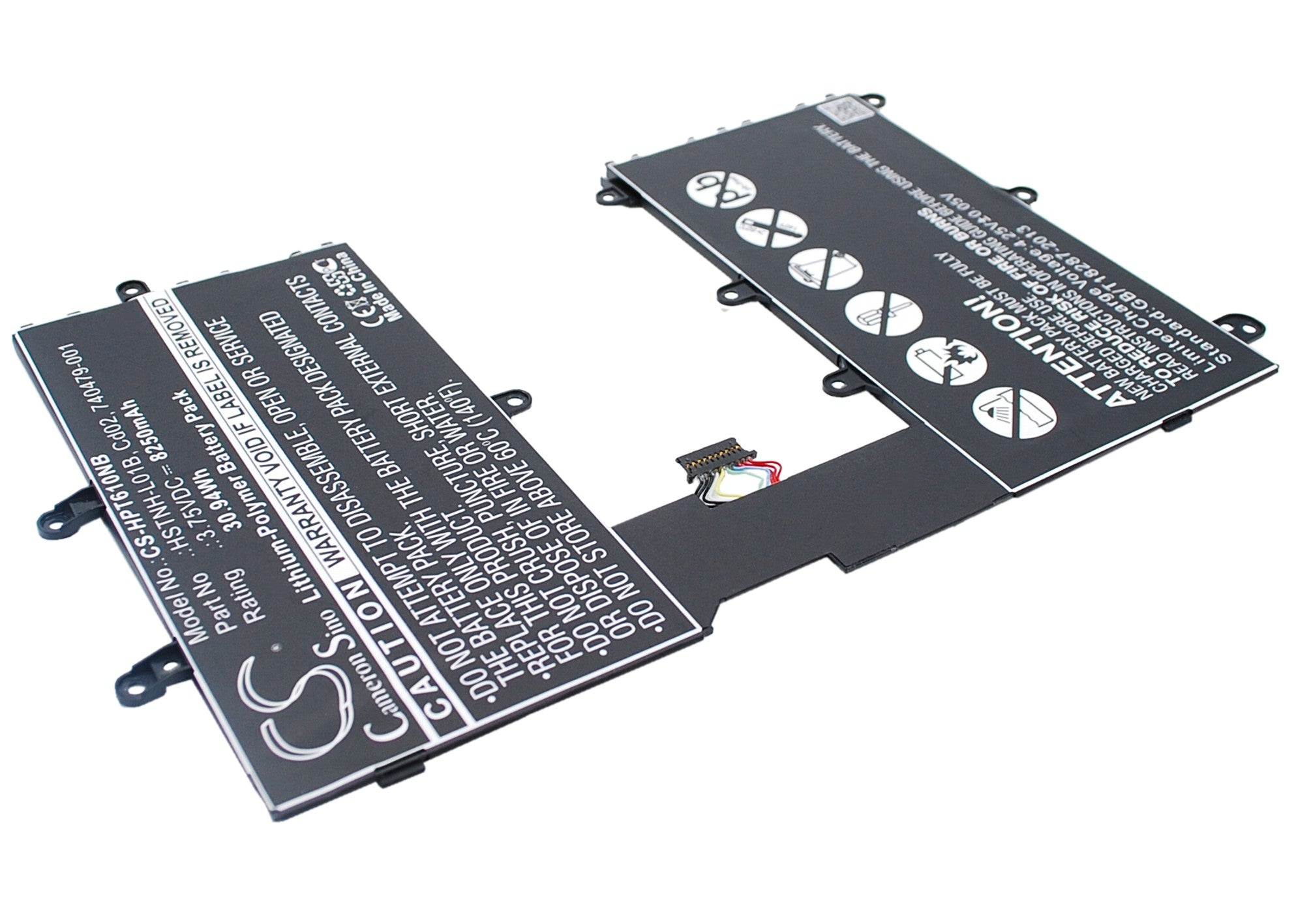 8250mAh Replacement Battery for HP Omni 10 Pro 610 G1 Tablet - 3.75V 30.94Wh Li-Polymer