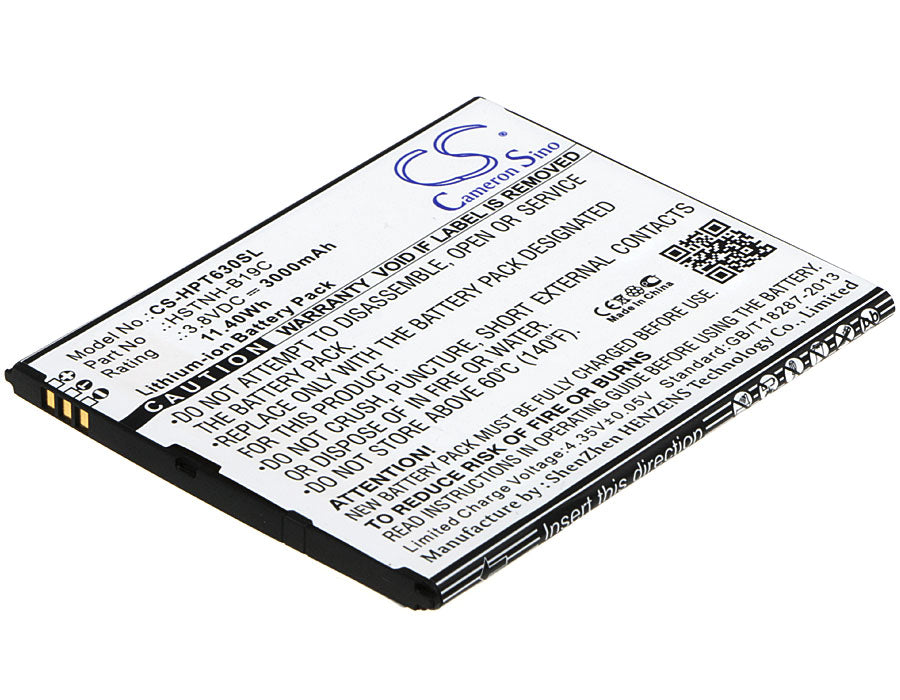 3000mAh Replacement Battery for HP Slate6 VoiceTab: HSTNH-B19C, 751655-001, 3.8V Li-Polymer - Tablet Repair
