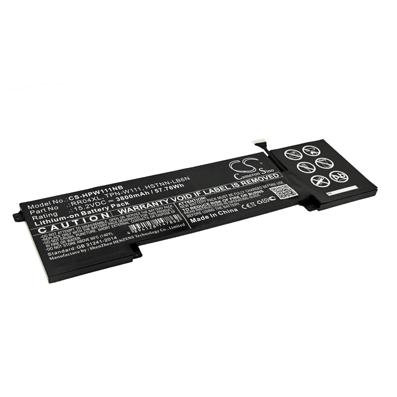 57.76Wh 15.2V 3800mAh Li-ion Battery - HP Omen 15-5000 Series Laptop Replacement - High Capacity
