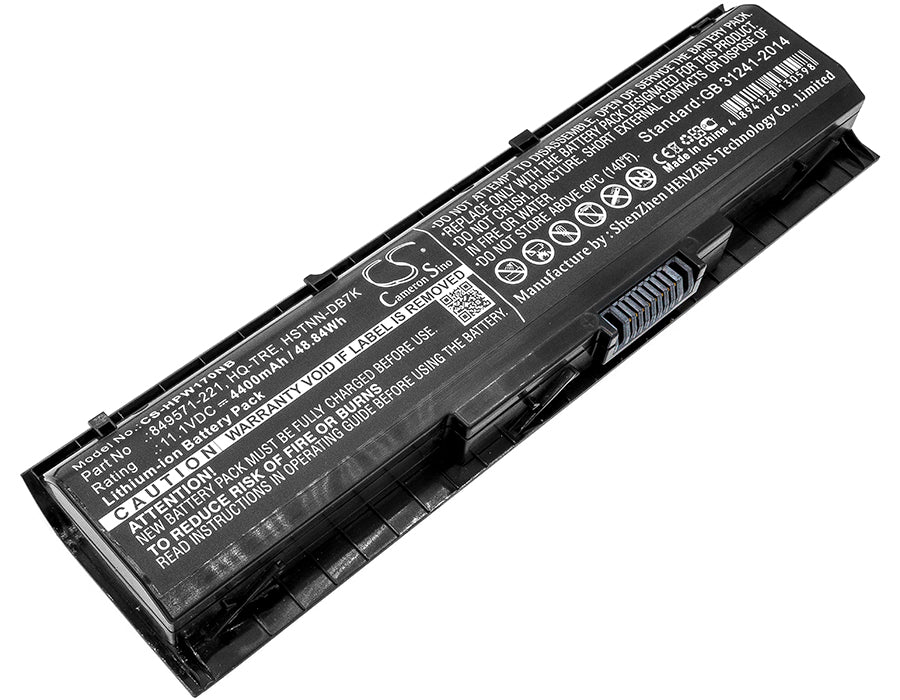 HP Omen 17-w & Pavilion 17-ab Series Laptop Battery - 4400mAh 11.1V 48.84Wh Replacement