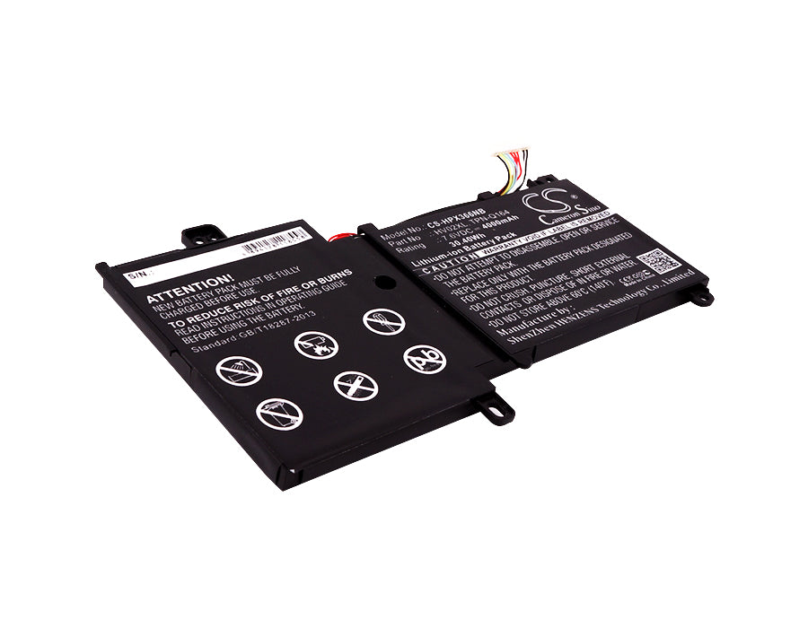 30.4Wh 7.6V 4000mAh Laptop Battery for HP Pavilion X360 11-K Series - Replacement Power (HV02XL, 796219-421)
