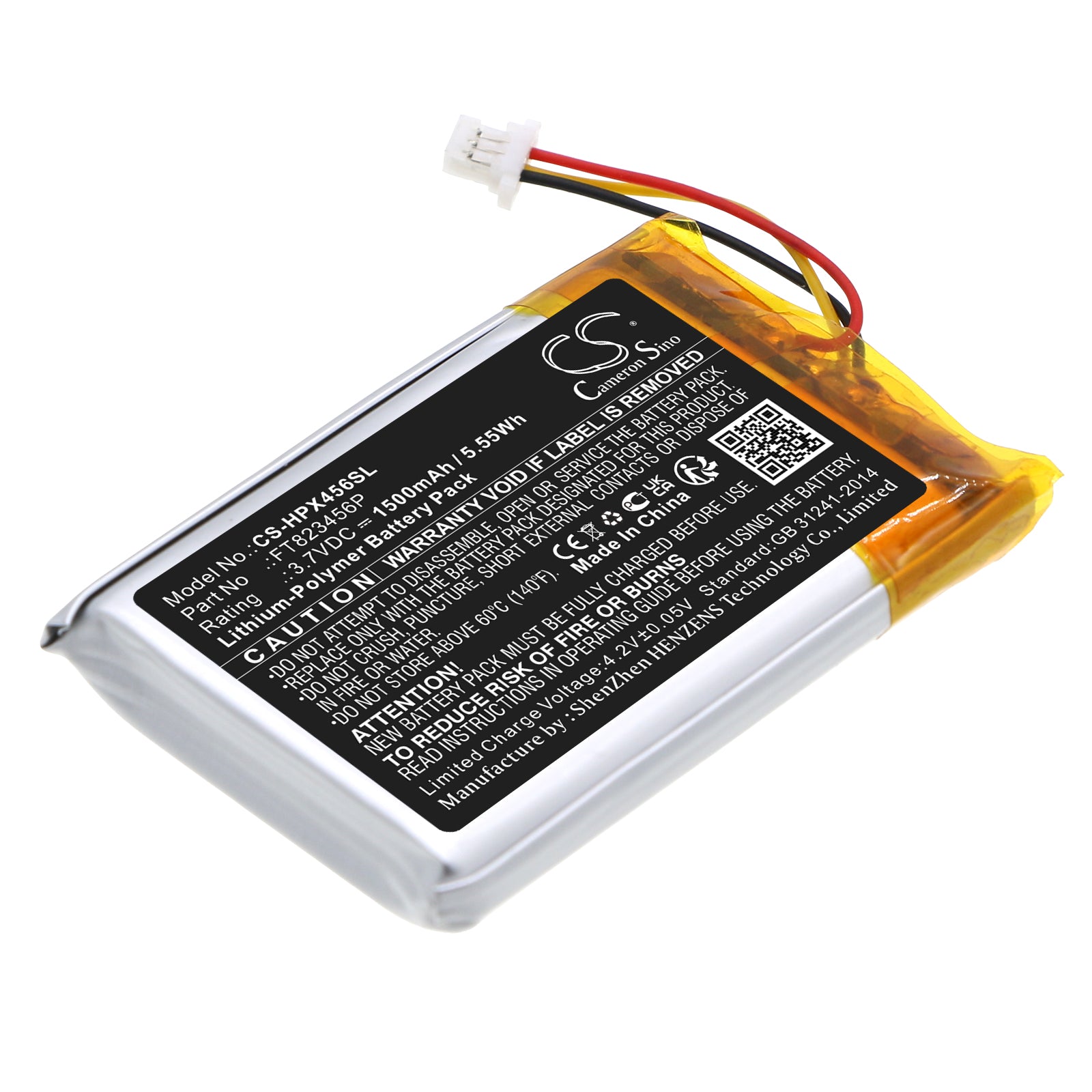 1500mAh Replacement Battery for Alienware AW988, Asus ROG Strix Go 2.4 & SteelSeries Arctis 9 Gaming Headsets - 3.7V Li-Polymer