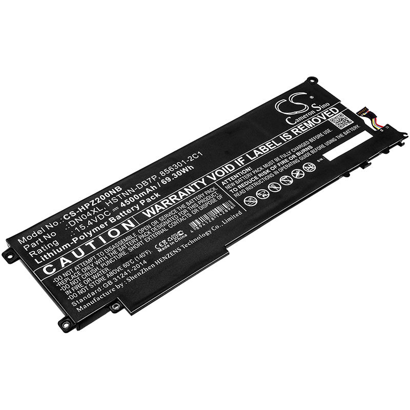 4500mAh HP Zbook x2 & G4 Laptop Battery - 15.4V 69.3Wh DN04XL HSTNN-DB7P Replacement