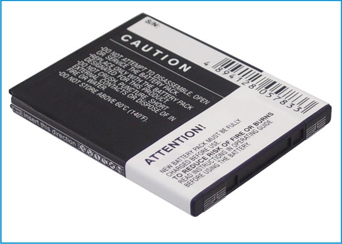 HTC Rezound Battery Replacement - 1550mAh Li-ion 3.7V - Fits Thunderbolt 2, Droid Incredible HD