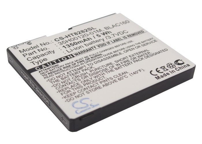 1350mAh Li-ion Replacement Battery for HTC Touch Pro HD Blackstone & Dopod Touch Pro HD 3.7V Smartphone