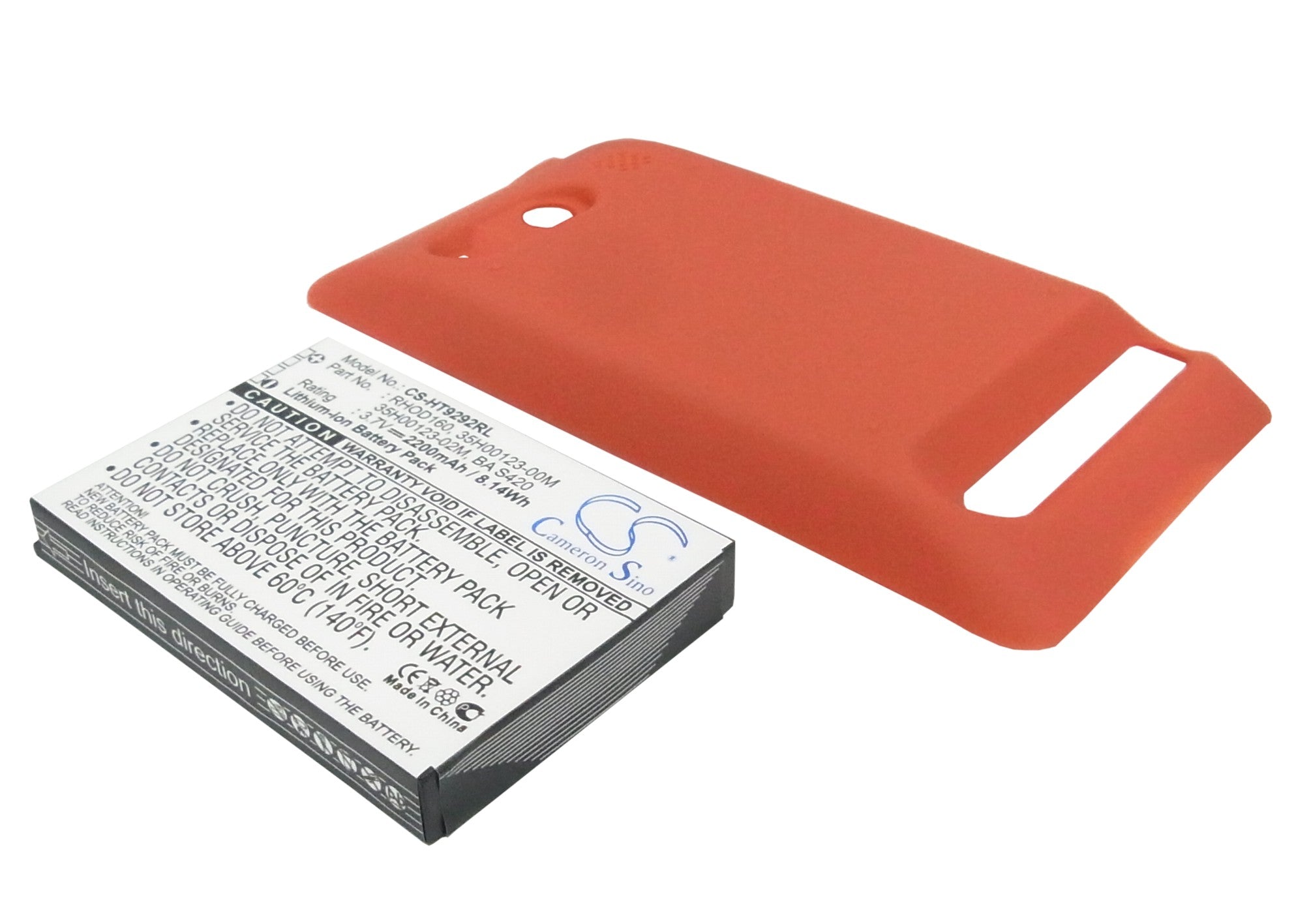 2200mAh 3.7V Li-ion Replacement Battery for HTC EVO 4G Supersonic A9292 - Extended Life Smartphone Battery