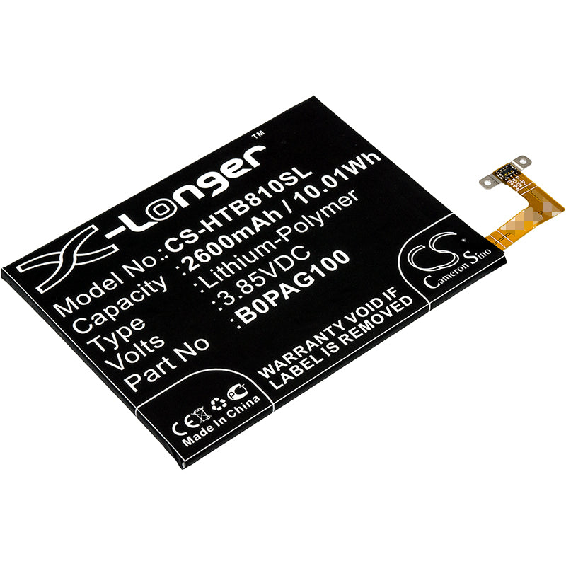 2600mAh Replacement Battery for HTC Butterfly 2 B810X HTL23 - 3.85V Li-Polymer