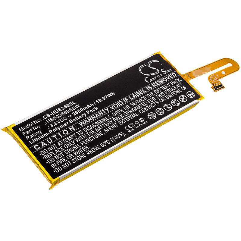2650mAh Replacement Battery for Huawei HWD35, Speed Wi-Fi NEXT W04/W05 Hotspot - HB603689EBW
