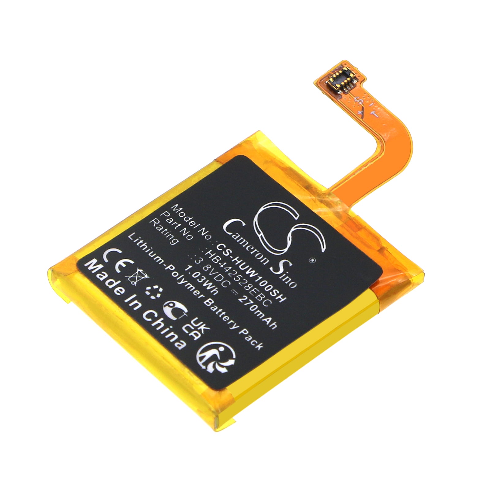 Huawei Watch 1 Replacement Battery HB442528EBC, 300mAh, 3.8V Li-Polymer - Smartwatch Repair Part