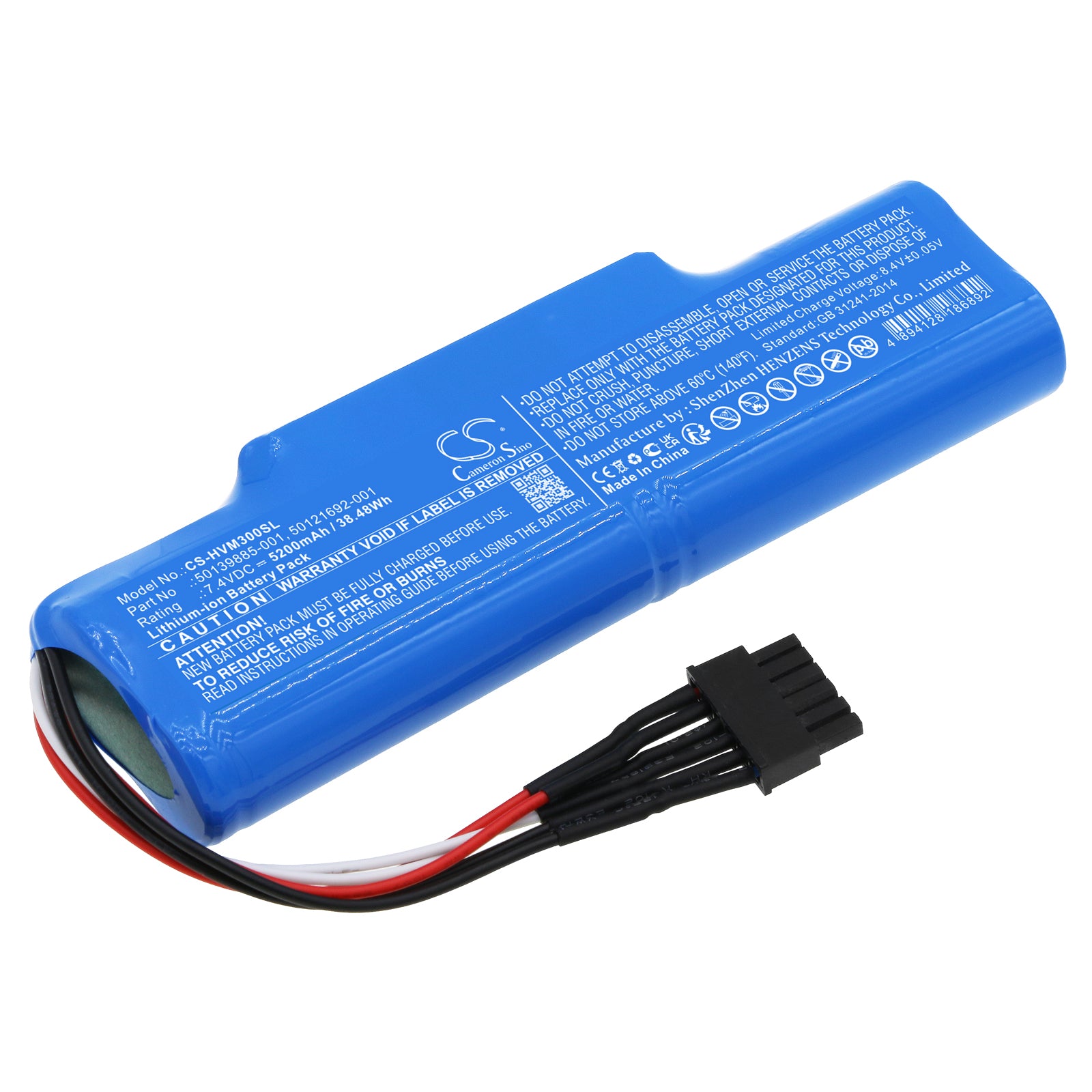 5200mAh Replacement Battery for Honeywell Thor VM3 - Vehicle Mount Terminal, 7.4V Li-ion, 38.48Wh