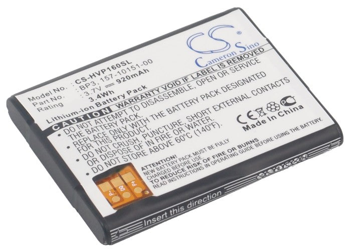 920mAh 3.7V Li-ion Replacement Battery for HP Veer 4G P160U Smartphone - Enhanced Power