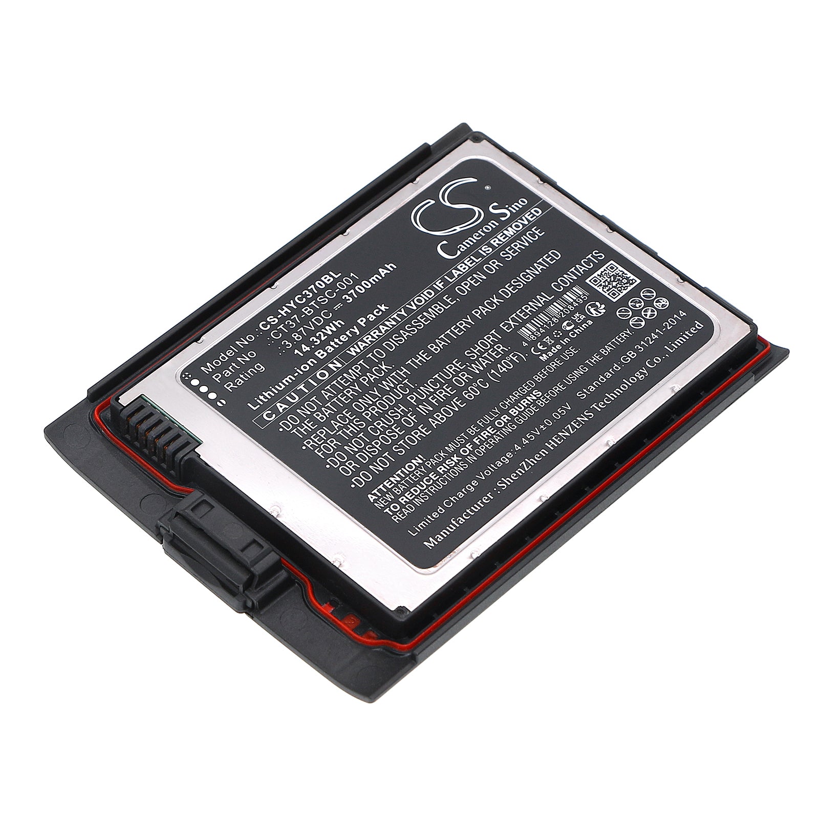 Honeywell CT30/CT37 Mobile Computer Replacement Battery - 3700mAh, 14.32Wh Lithium-ion - Extended Life Power