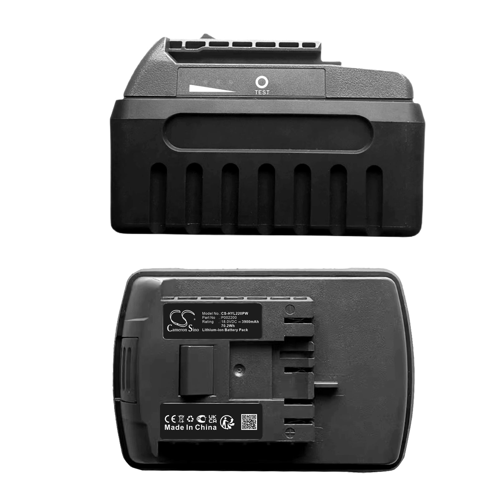 18V 3900mAh Li-Ion Battery for Hytorc LION Gun Cordless Torque Wrench - Replacement Power, P002200 U80392R04