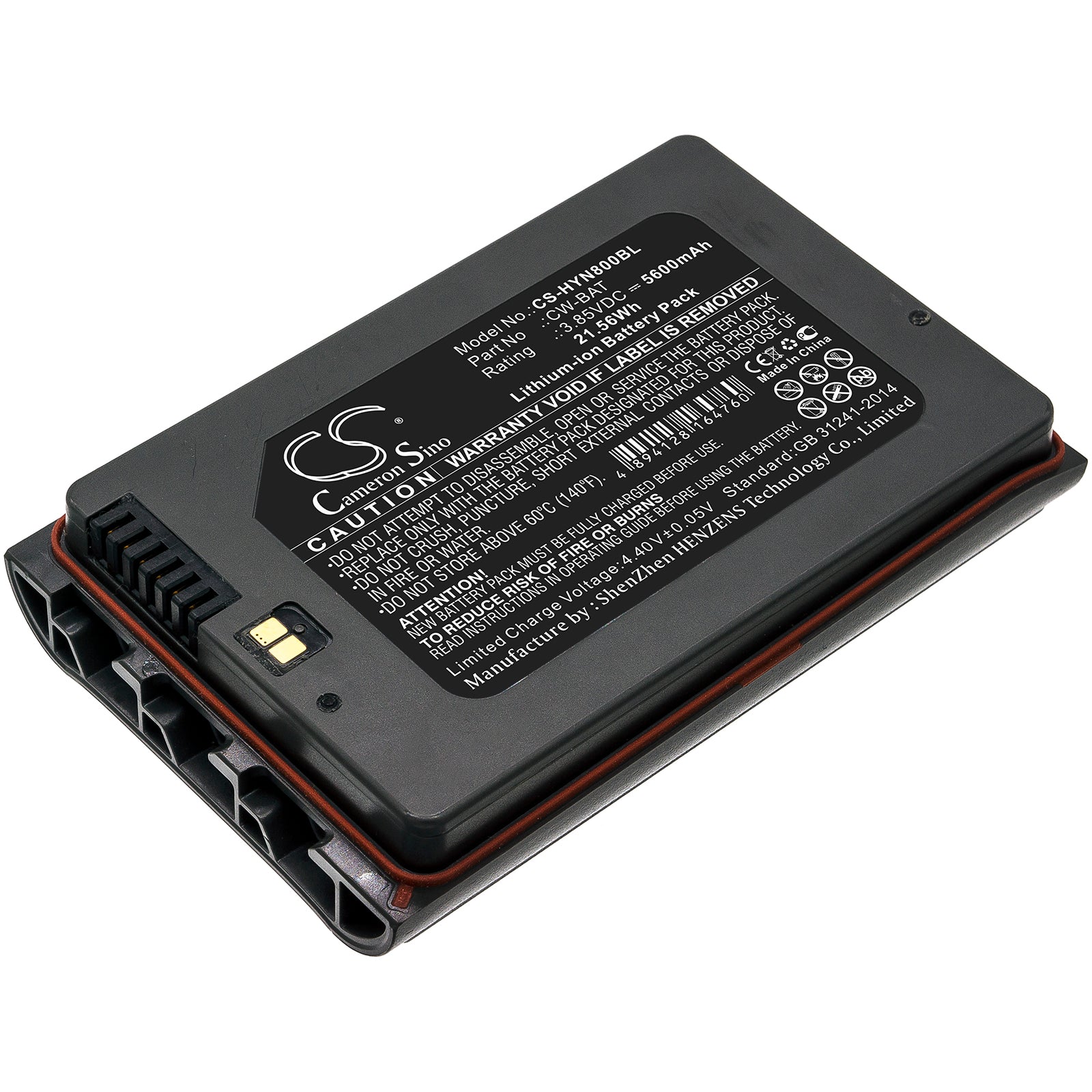 5600mAh Replacement Battery for Honeywell Dolphin CN80 & CN80L0 Barcode Scanners, 3.85V Li-ion Power