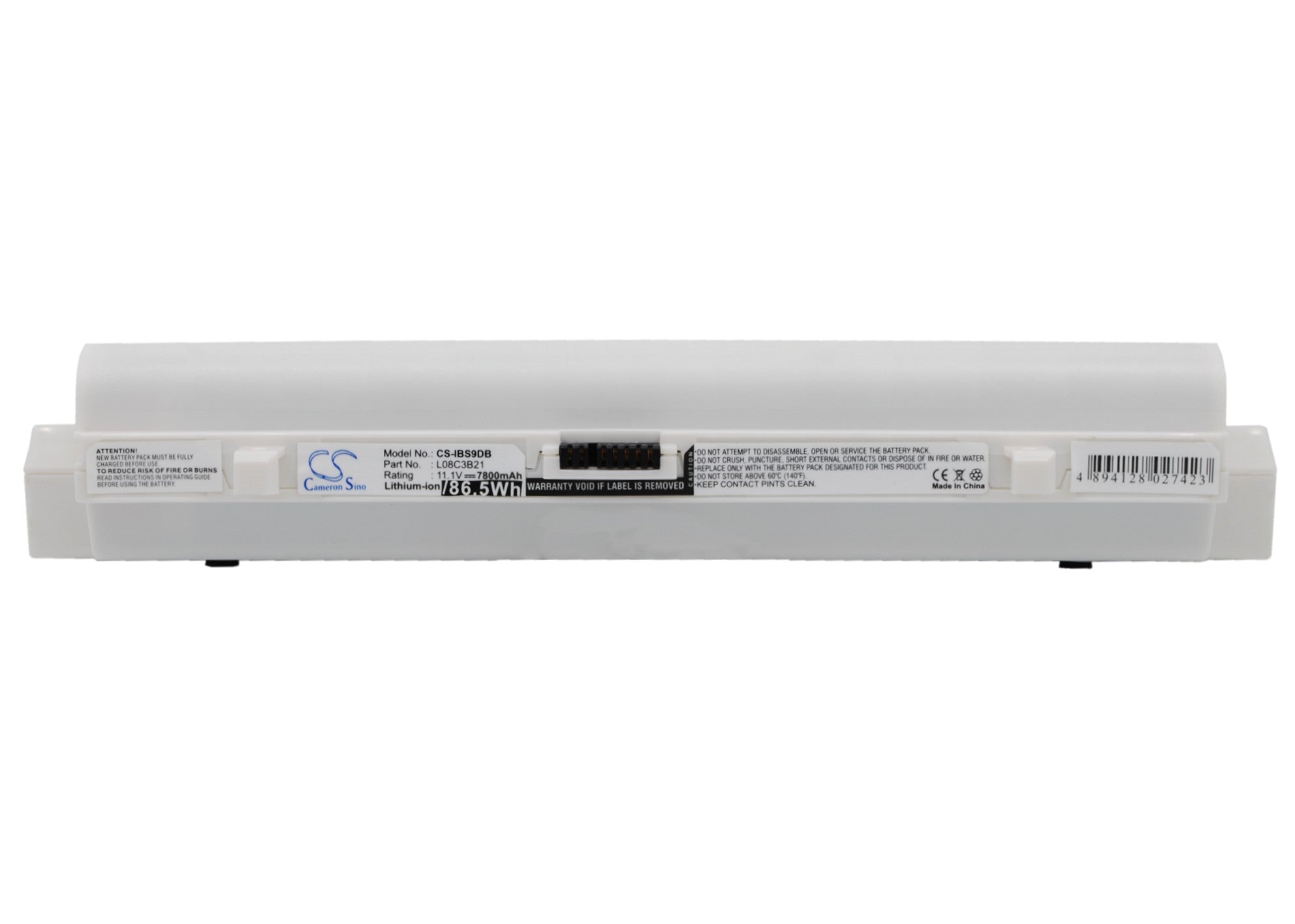 7800mAh Replacement Battery for Lenovo IdeaPad S9 S10 S12 Series Laptops - 11.1V Li-ion
