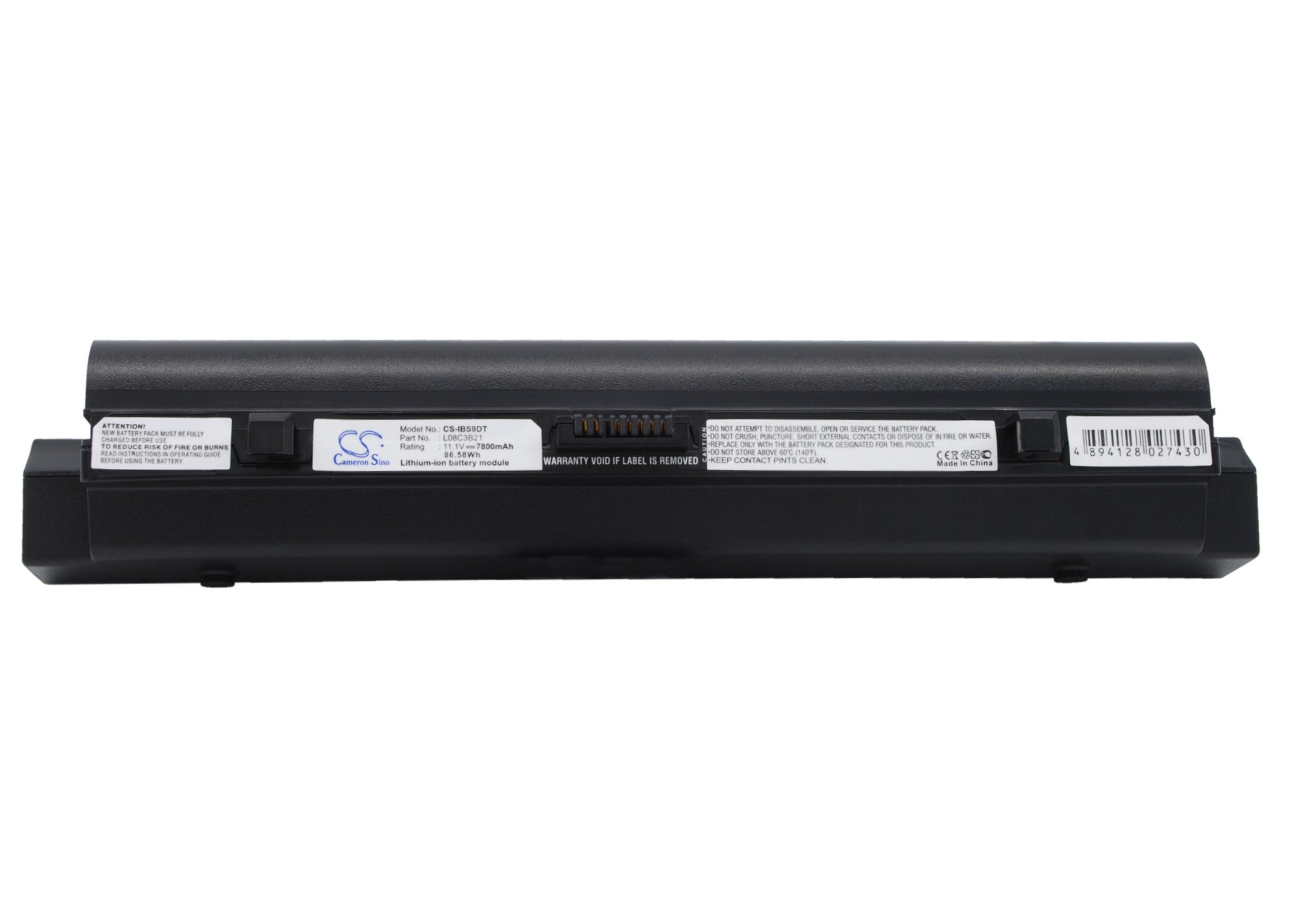 7800mAh Extended Battery for Lenovo IdeaPad S9 S10 S12 - Laptop Replacement, High Capacity 11.1V Li-ion