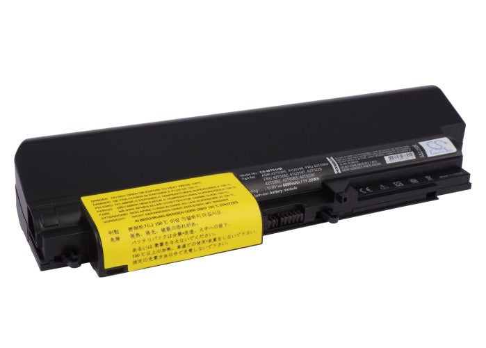 6600mAh Extended Life Laptop Battery for IBM ThinkPad T61 T400 R400 R61 Series - 10.8V Li-ion