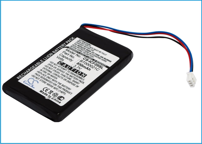850mAh 3.7V Li-ion Replacement Battery for Navman F20, F30, F40, F50 GPS Navigator - GPS Device Battery