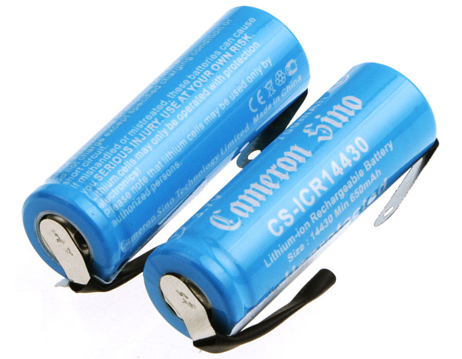 14.1x14.1mm Li-ion Battery - 3.7V 2.41Wh Replacement for Miniature Electronics & Wearables