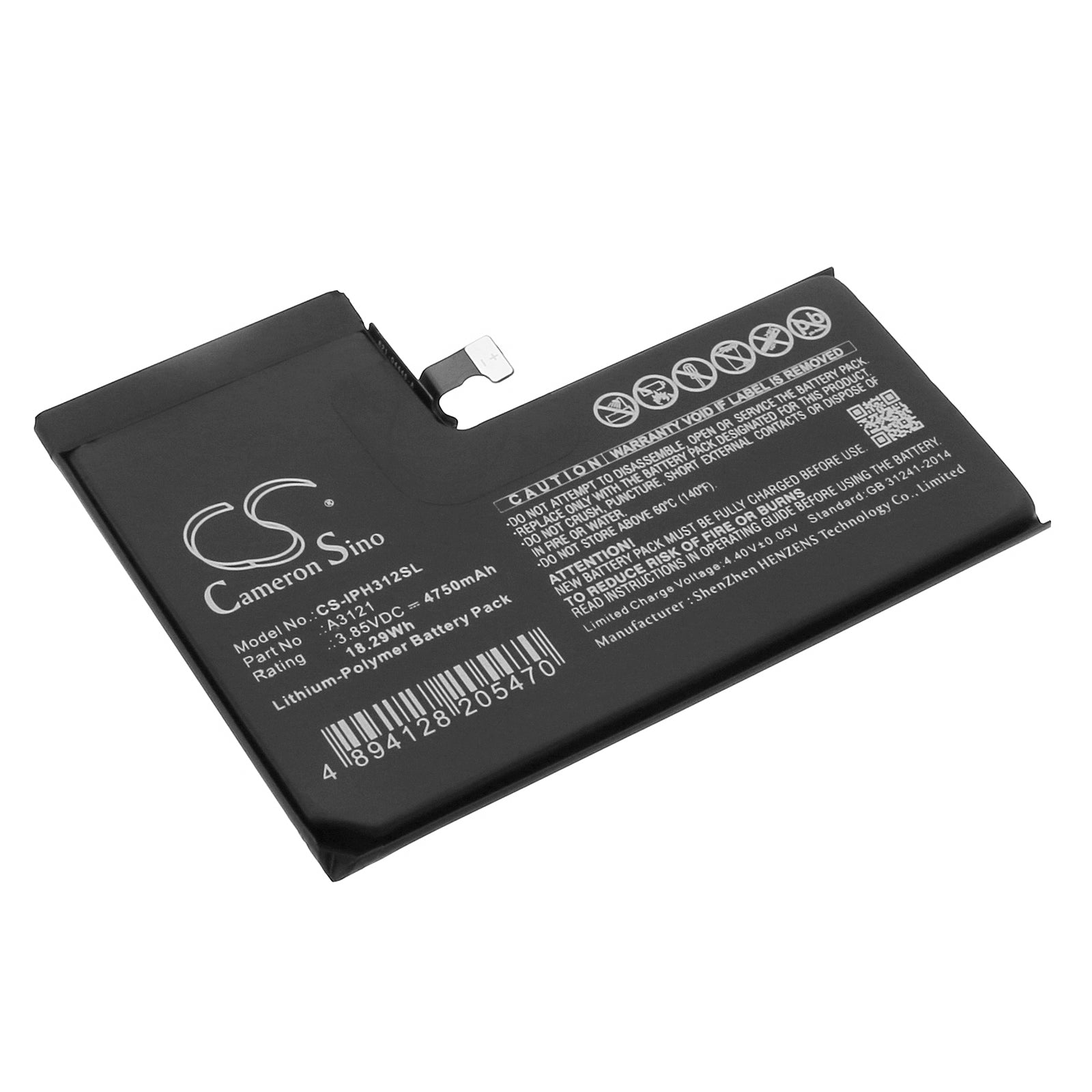 iPhone 15 Pro Max Battery Replacement - Premium 4750mAh Li-Polymer - A2849, A3105, A3106, A3108, A3121