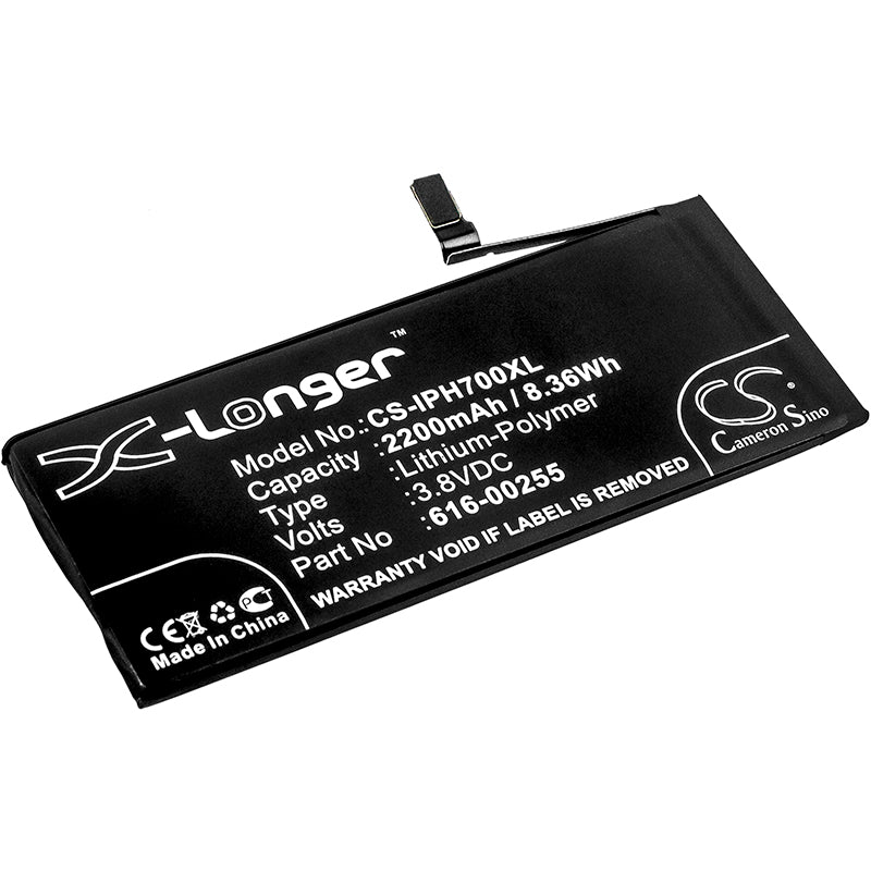 2200mAh Li-Polymer Replacement Battery for iPhone 7/7 4.7" (A1660, A1778, A1779, A1780) - 3.8V, 8.36Wh