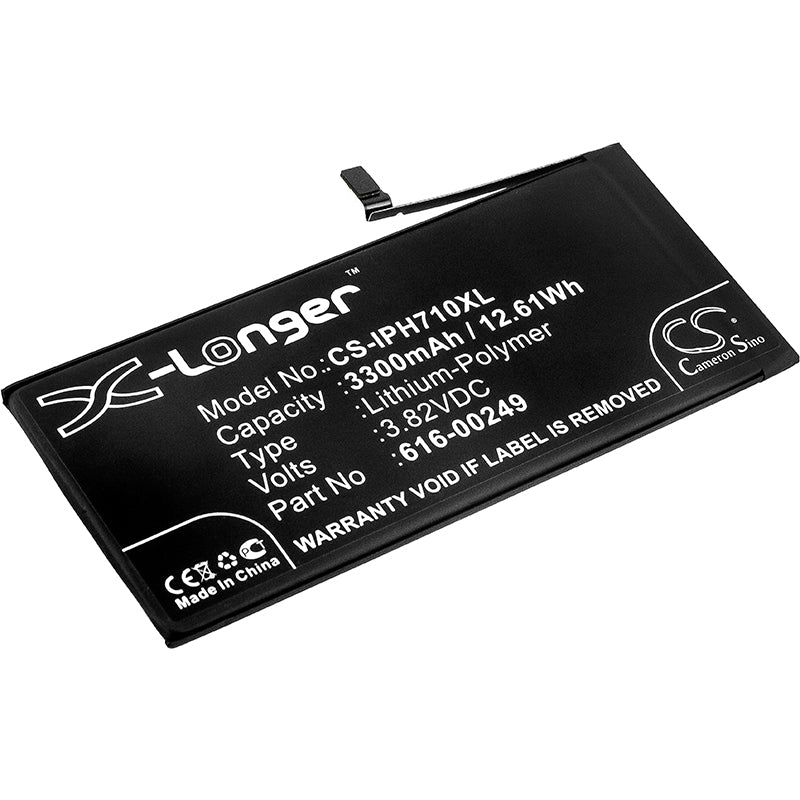 3300mAh Replacement Battery for iPhone 7 Plus - A1661, A1784, A1785, A1786 - 3.82V Li-Polymer - High Capacity Upgrade