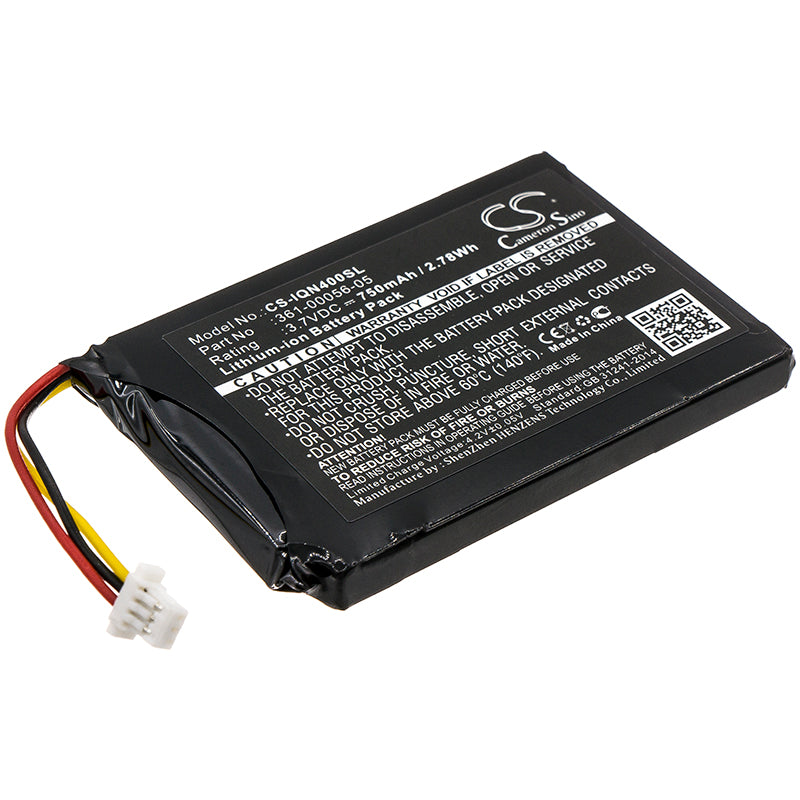 750mAh GPS Replacement Battery for Garmin Nuvi - 40, 52, 56LMT, 68LMT, 2689LMT - 3.7V Li-ion