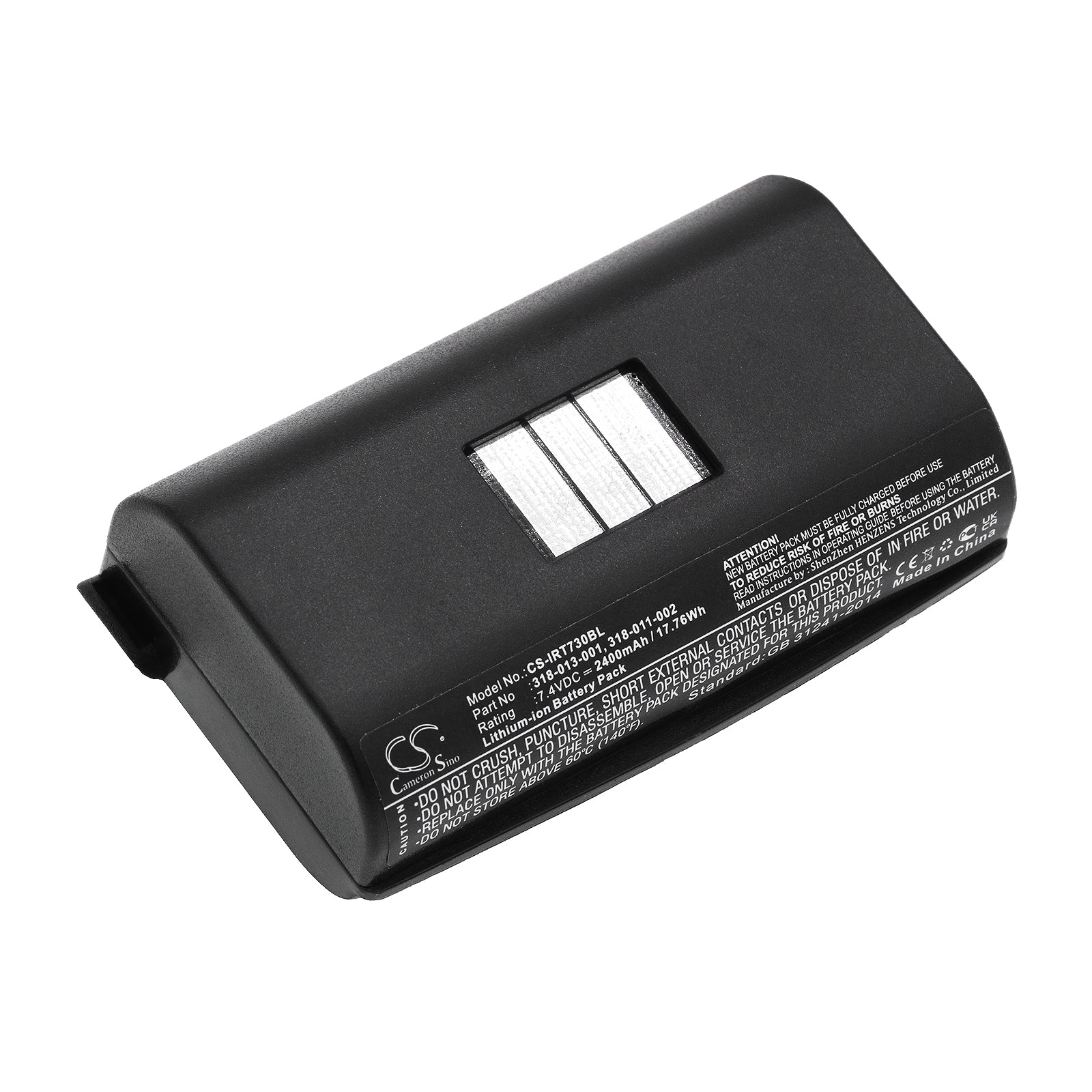 7.4V 2400mAh Li-ion Replacement Battery for Intermec 710, 720, 730 Barcode Scanners - Full Model List, Equivalent Quality