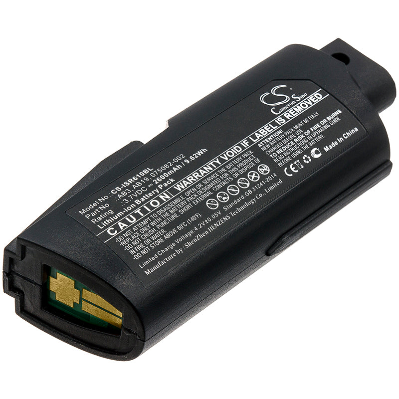 2600mAh Replacement Battery for Intermec SR61T SR61 IP30 Barcode Scanner - 3.7V Lithium-ion, Extended Life
