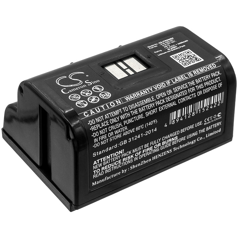 3400mAh Replacement Battery for Intermec PB50, PB51, PW50, PB5X Portable Printers - 14.4V Li-ion