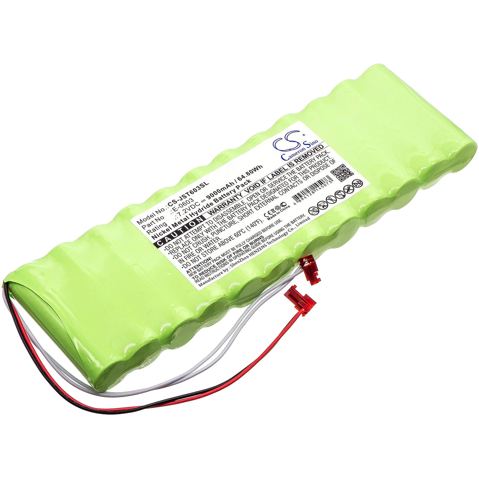 7.2V 9000mAh Ni-MH Replacement Battery for JOSAM Truck Aligner II - Survey & Test Equipment, 64.80Wh