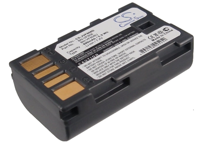 7. 4V 800mAh Li-ion Battery for JVC Camcorders GR-D796, GZ-HD40AC - BN-VF808/U Replacement (51.45x30.22x18.17mm)