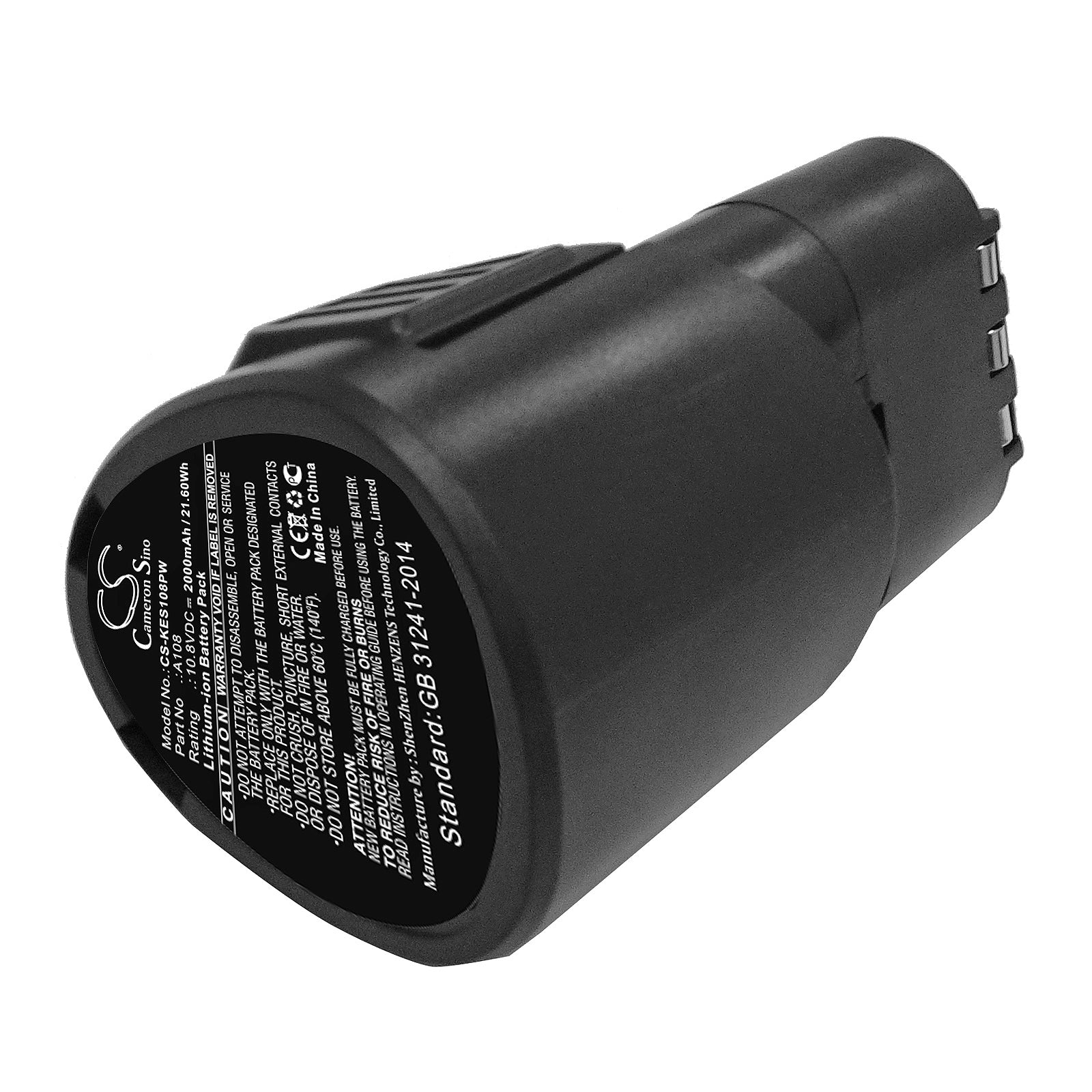 2000mAh 10.8V Li-ion Replacement Battery for Kress 108 ALS 2.0 Sst L Power Tools - A108