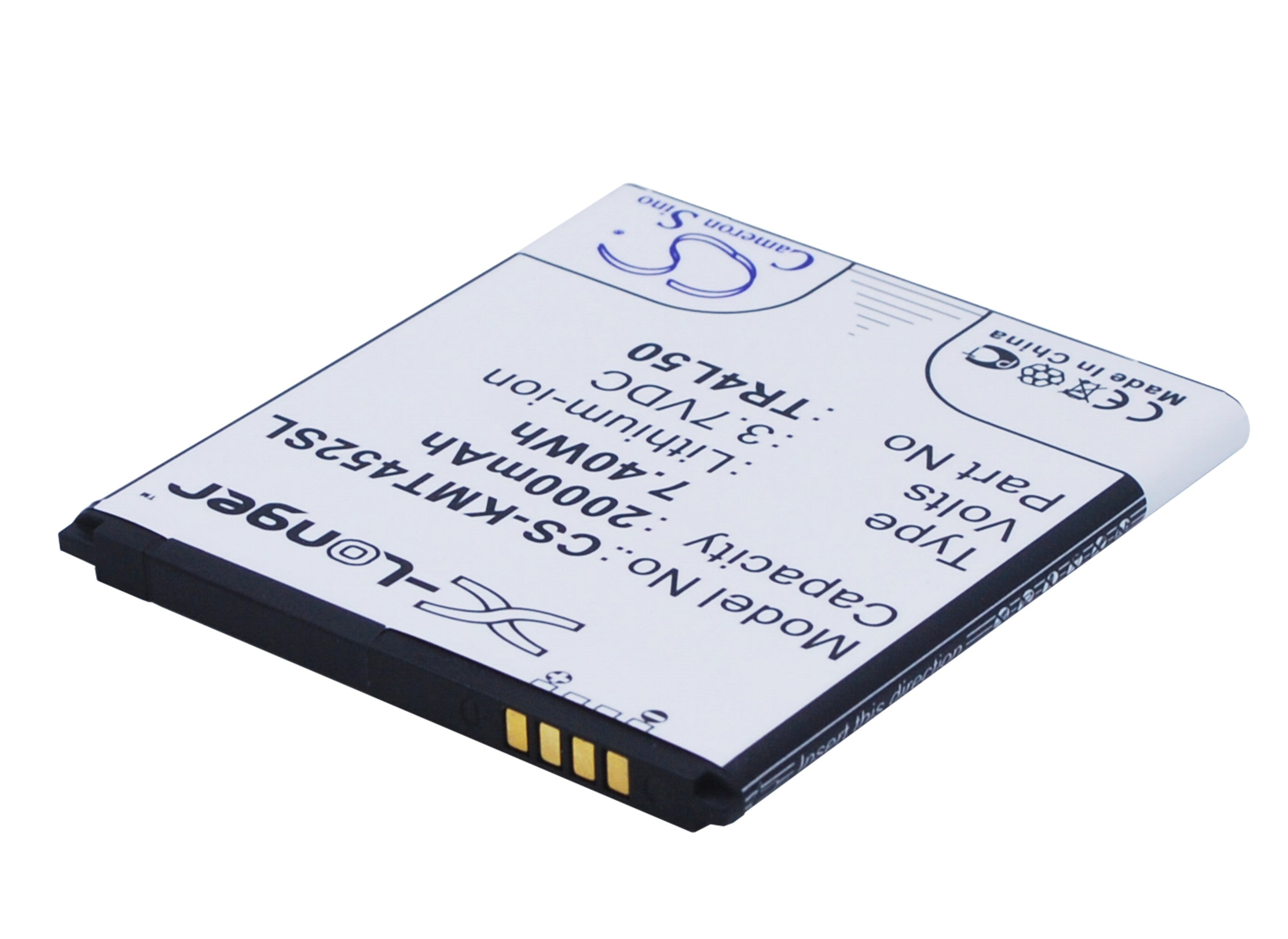 2000mAh Replacement Battery for KAZAM Trooper 450L & 450L Dual SIM Smartphone (3.7V Li-ion)