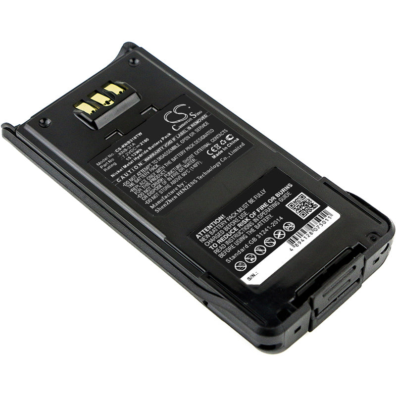 2100mAh Ni-MH Battery for Kenwood TK-5210, NX-210 Two-Way Radio - 7.2V 15.12Wh Replacement for KNB-31A, KNB-32A