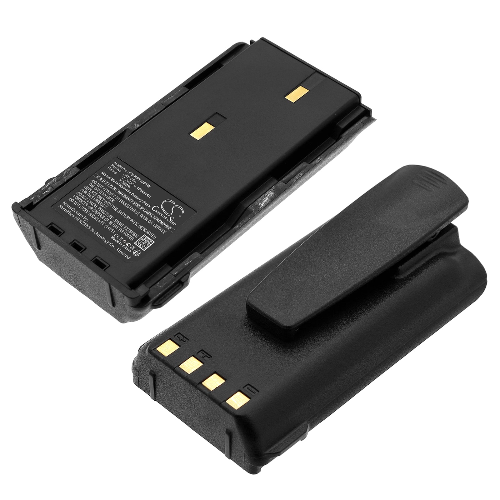 7.2V 1050mAh Ni-MH Battery for Kirisun PT-3208, PT-2208, PT-3308 Two-Way Radios & KB-30A Replacement