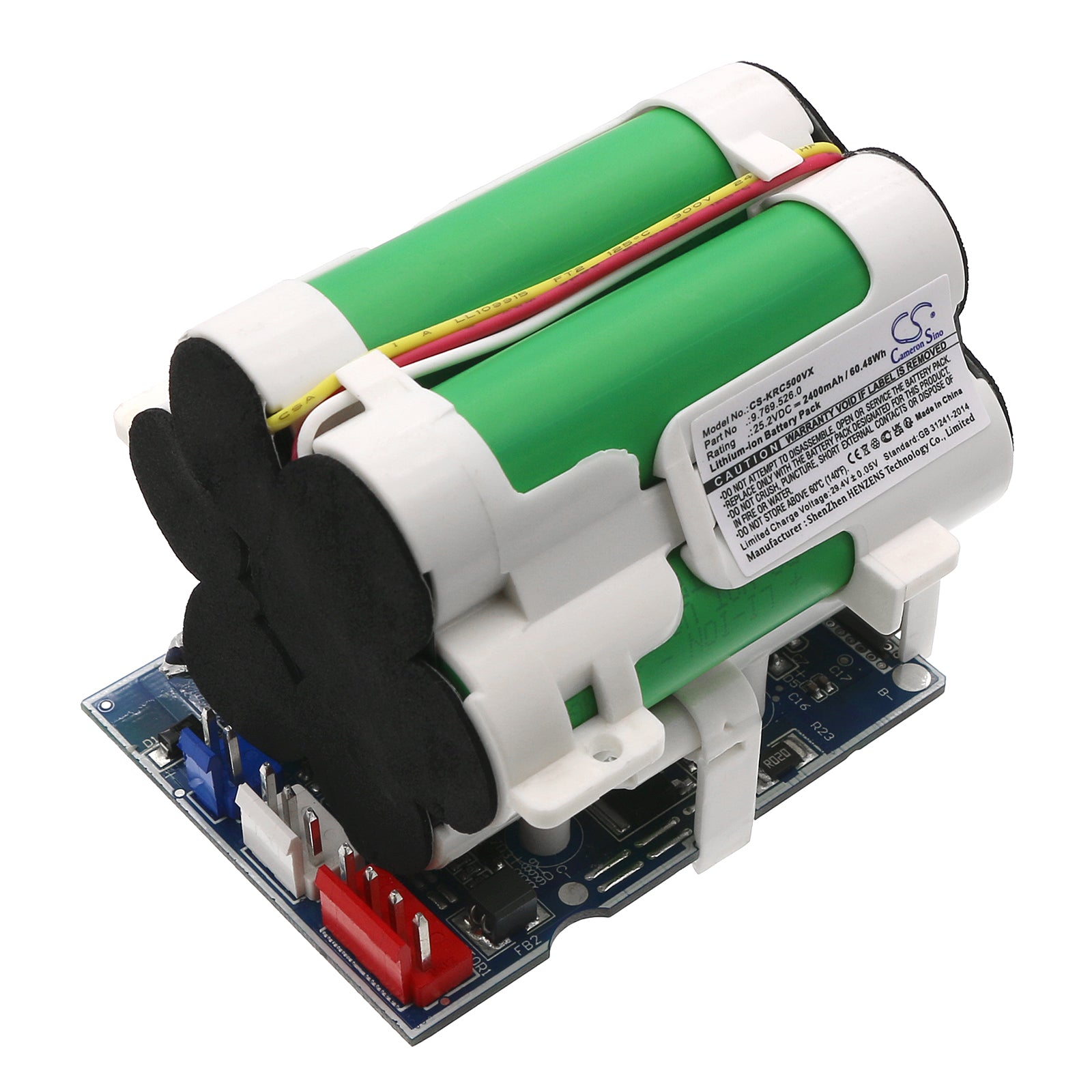2400mAh Battery for Karcher VCS5 Cordless Vacuum, 25.2V Li-ion Replacement Battery (9.769-526.0) 60.48Wh