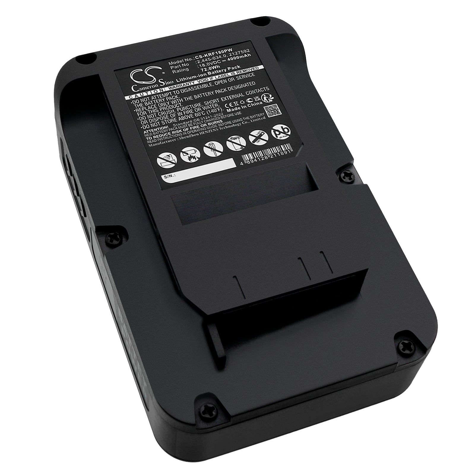 4000mAh 18V Replacement Battery for Kärcher Cordless Tools: 18/25, 18/50, LMO 18-33, CNS 18-30, Power Tools