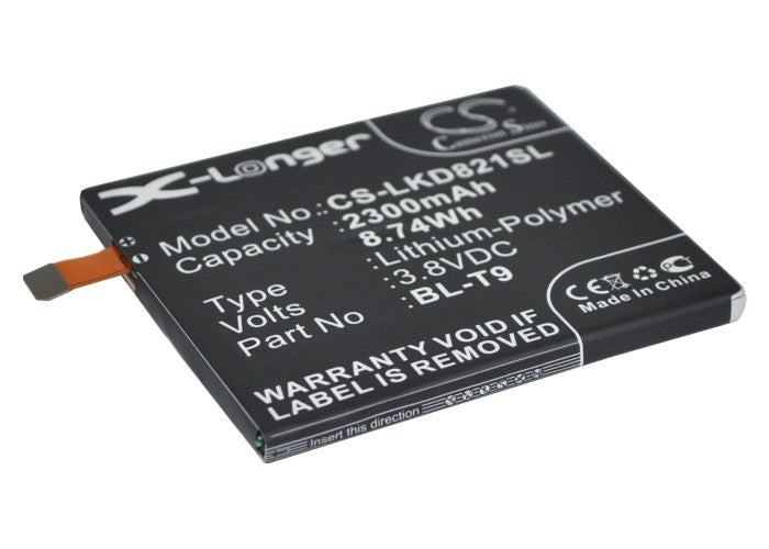 2300mAh Replacement Battery for Google Nexus 5 (D820, D821) Smartphone - 3.8V Li-Polymer - Extended Life