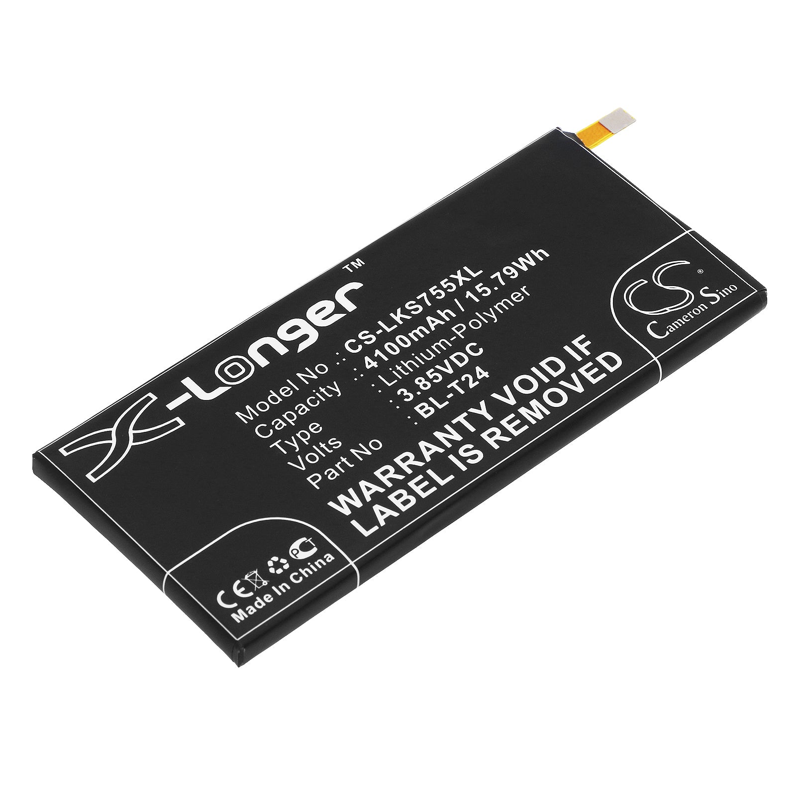 4100mAh BL-T24 Replacement Battery for LG X Power/X Venture/K220/LS755 - Enhanced Capacity