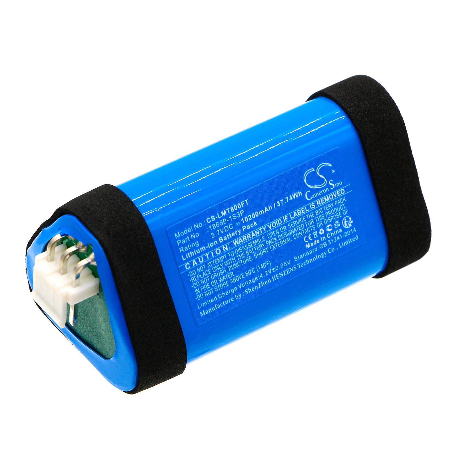 10200mAh Replacement Battery for Ledlenser MT18 Flashlight - High Capacity 3.7V Li-ion Rechargeable 18650-1S3P