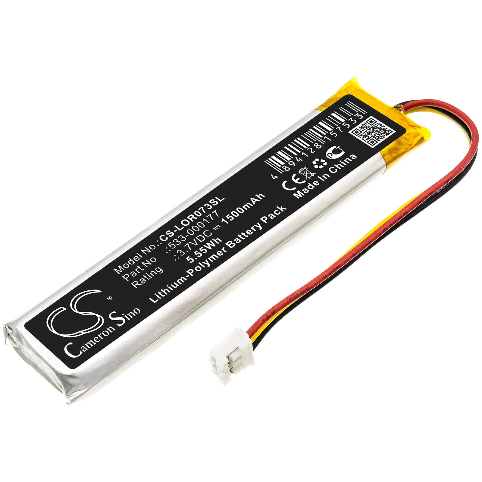 1500mAh Replacement Battery for Logitech MX Keys Keyboard YR0073 - 3.7V Li-Polymer, 5.55Wh - Replaces 533-000177