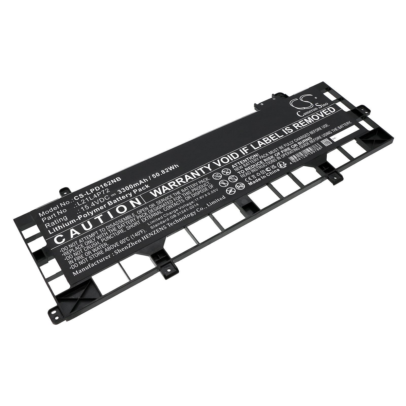 50.82Wh Replacement Battery for Lenovo ThinkPad P16s & T16 Gen 1/Gen 2 - 15.4V 3300mAh Li-Polymer Laptop Battery