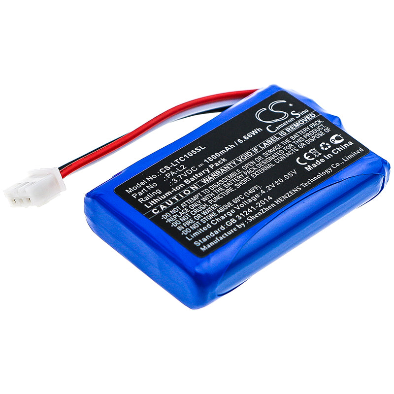 Labotect InControl 1050 Equipment Battery Replacement - 1800mAh 3.7V Li-ion PA-L2