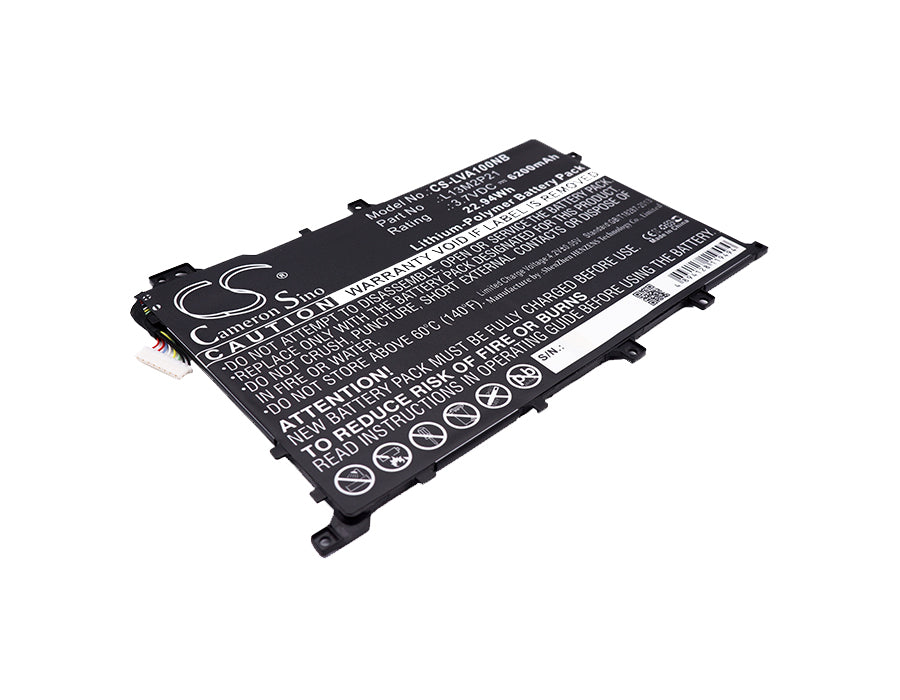6200mAh Replacement Battery for Lenovo Ideapad A10 & A10-70 Notebook Laptop - 3.7V Li-Polymer