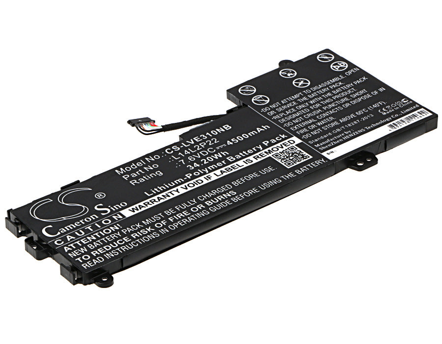 4500mAh Replacement Battery for Lenovo E31 E31-70 80KX0007GE Laptop - 7.6V 34.2Wh Li-Polymer