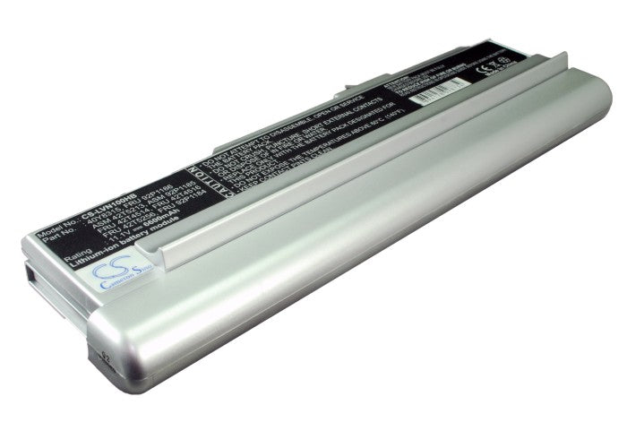6600mAh Lenovo 3000 N100 N200 C200 Laptop Battery - 10.8V Li-ion High Capacity Replacement