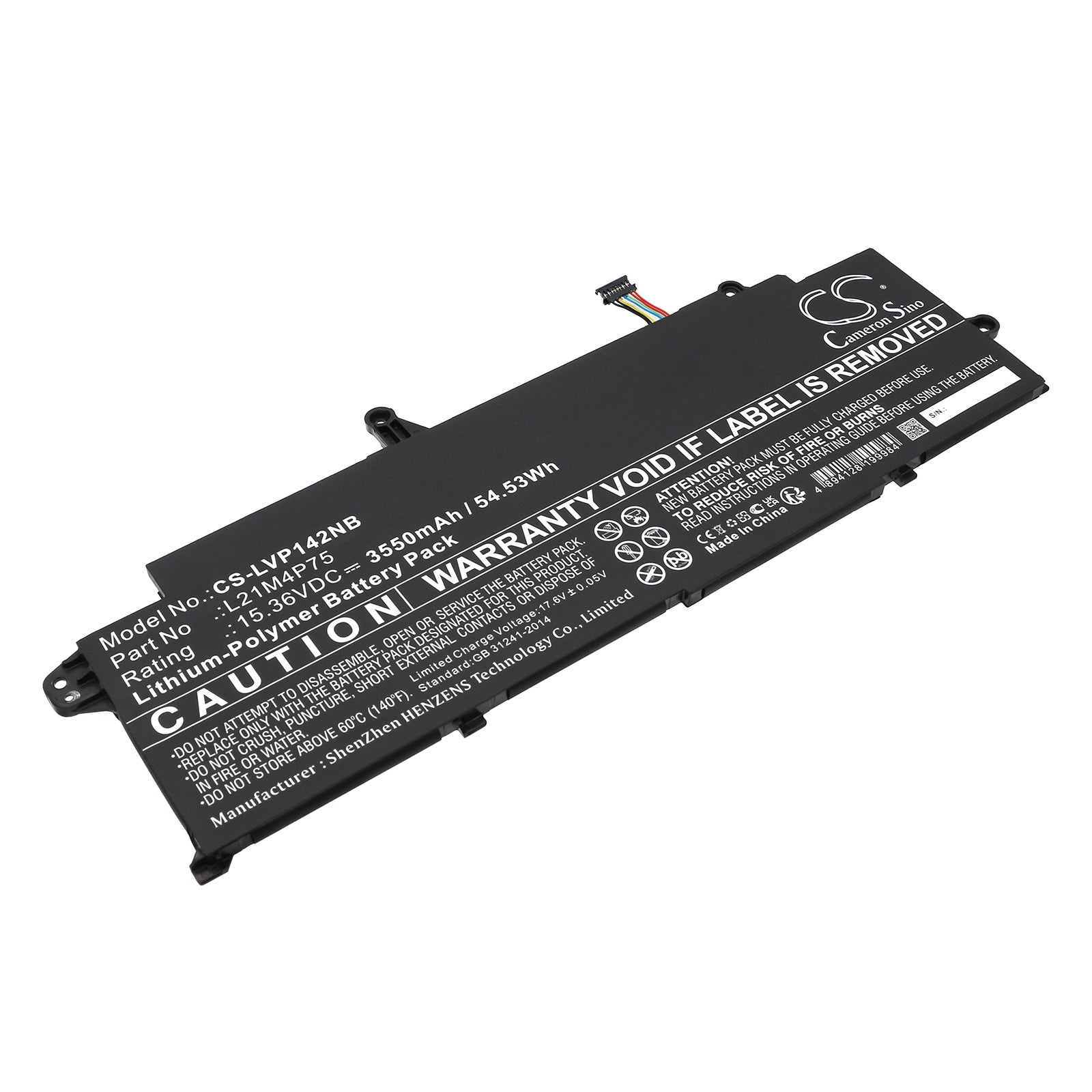 54.53Wh Battery Replacement for Lenovo ThinkPad T14s Gen 3 (AMD & Intel) - 15.36V 3550mAh Li-Polymer
