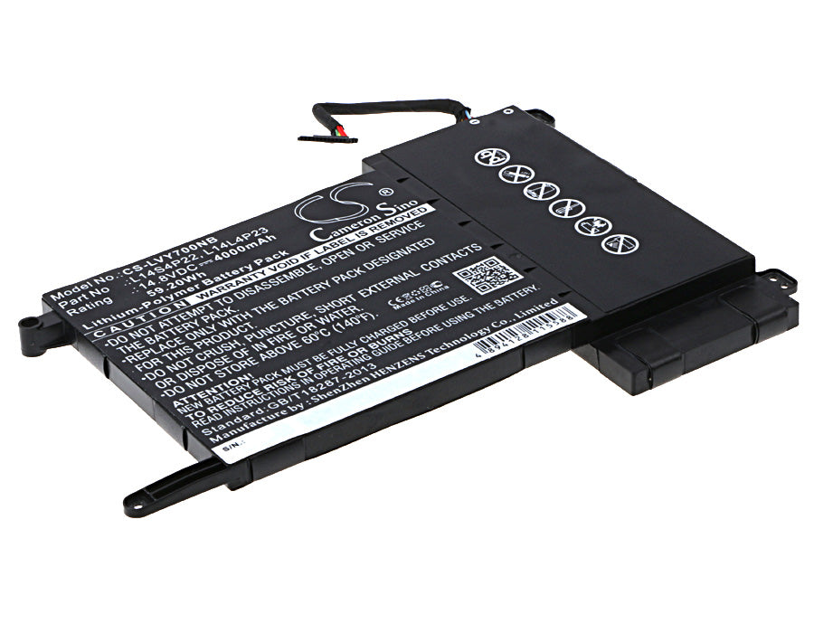 59.2Wh 4000mAh Replacement Battery for Lenovo IdeaPad Y700 Touch-15ISK/15ACZ Series Laptop - L14S4P22